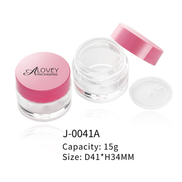 Best 15g cosmetic double wall jar with lid