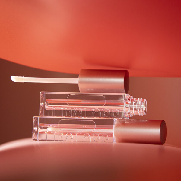 Round Cap Square lipgloss tubes in 3ml