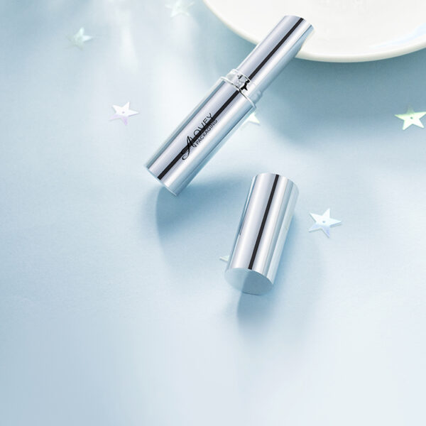 Round Silver Lip Stick Tube With Private Label Printed LS-P0065B